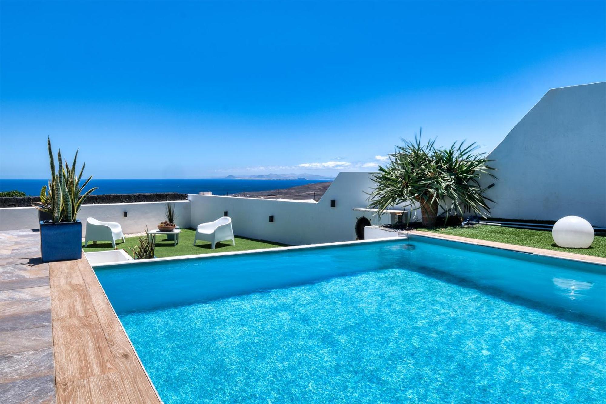 Villa Macher Piscina Y Bar Piscina ティアス エクステリア 写真