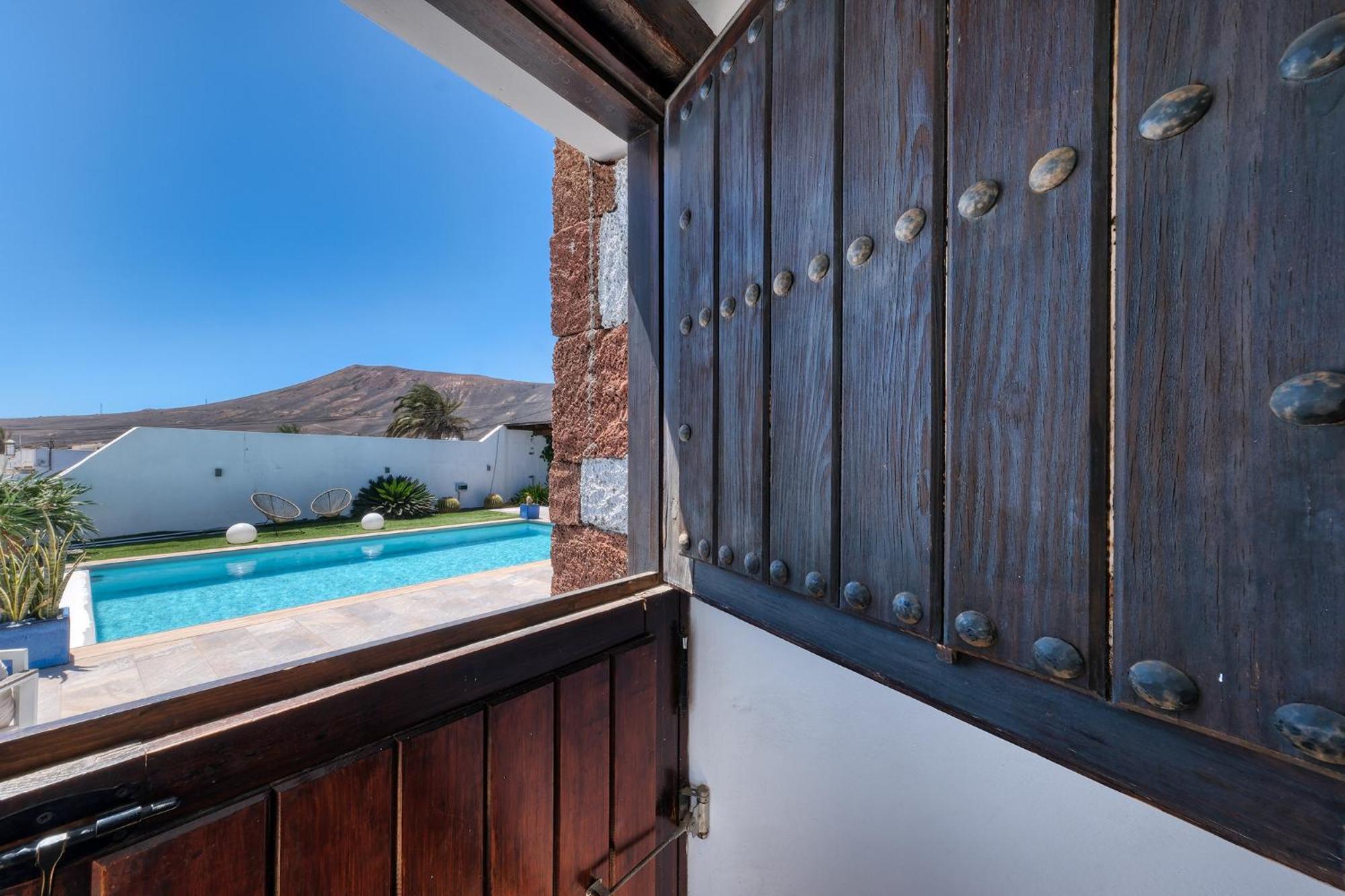 Villa Macher Piscina Y Bar Piscina ティアス エクステリア 写真
